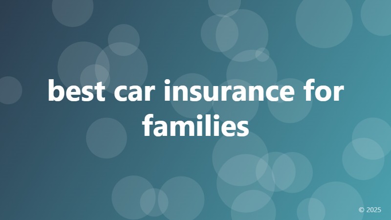 best car insurance for families