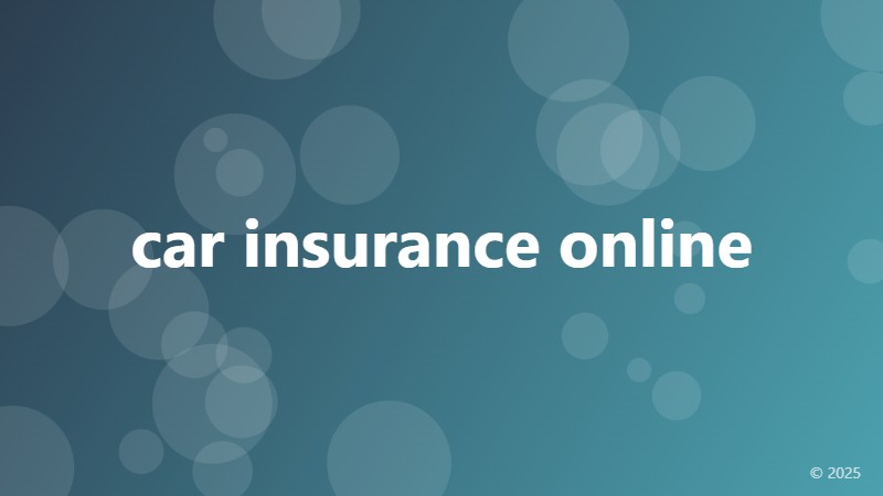 car insurance online