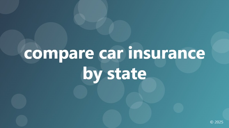 compare car insurance by state
