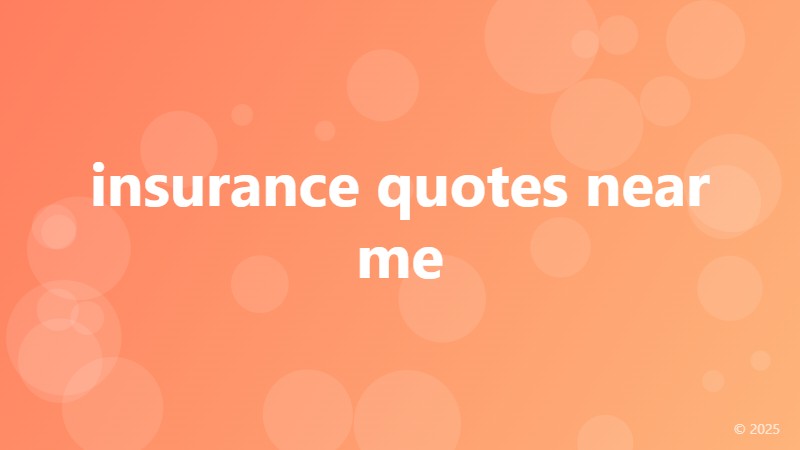 insurance quotes near me