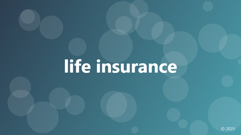 life insurance